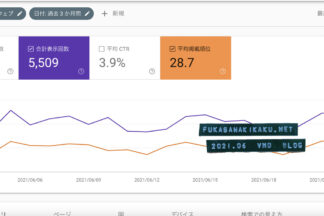 SEO順位の経過報告